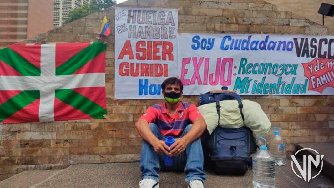 Ciudadano vasco en huelga de hambre denuncia acoso de PoliChacao