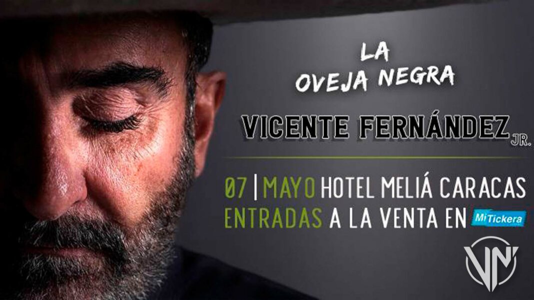Vicente Fernández Jr. se presentará en el Hotel Meliá Caracas (+Precios)