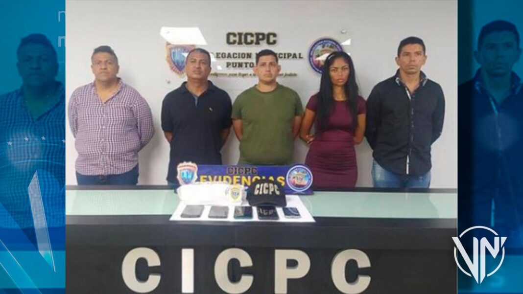 Capturaron a cinco ciudadanos que extorsionaban con uniforme del CICPC en Falcón