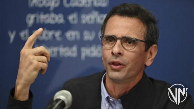 Capriles criticó a los sectores que rechazan el levantamiento de las sanciones de EEUU contra Venezuela
