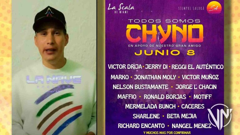 Chyno Miranda reaparece en redes e invita a concierto para su recuperación (+Video)