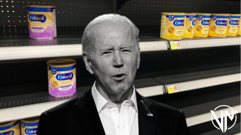 ¡Por escasez! Biden aprueba importación de fórmulas lácteas para bebés