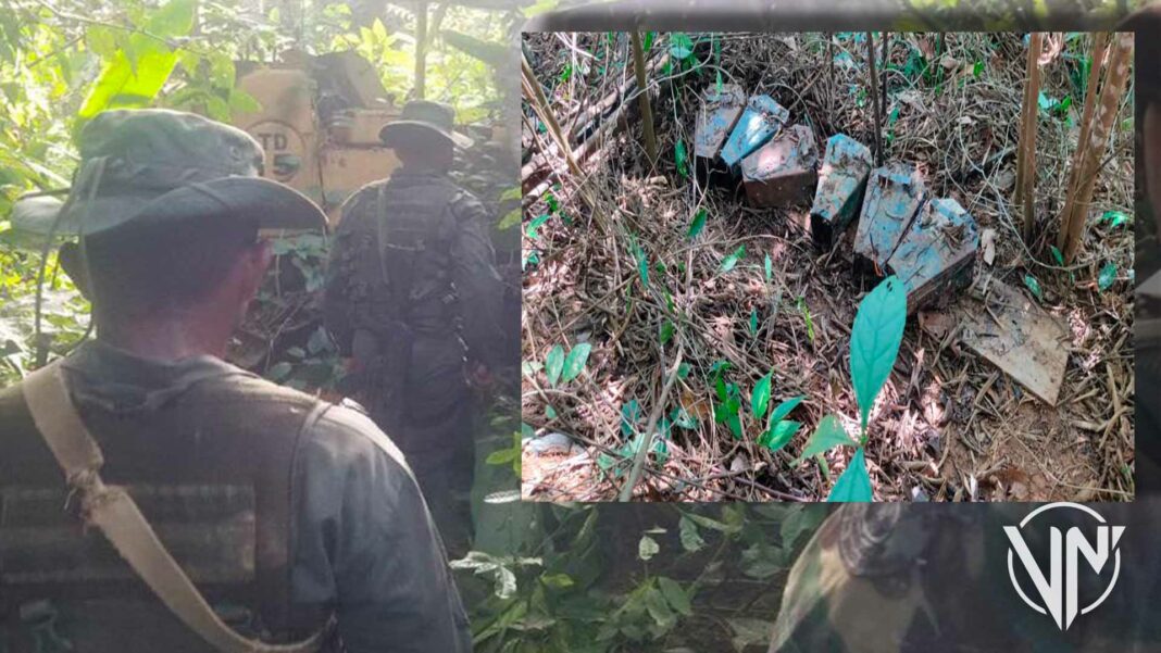 Desmantelan minas antitanque de terroristas colombianos en Zulia