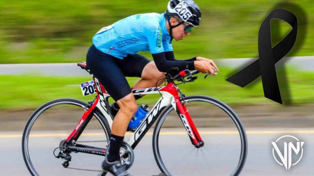 Falleció ciclista colombiano Andrés David Arévalo tras accidente