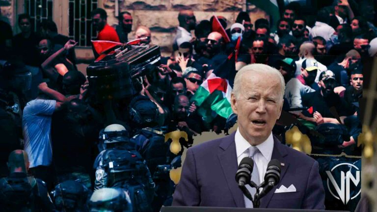 Biden pide investigar ataque de fuerzas israelíes durante funeral de periodista palestina