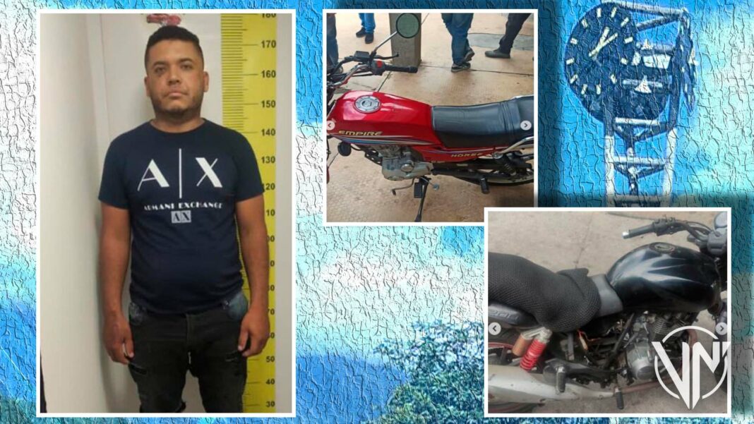 Detienen a un hombre por robo de moto en la UCV