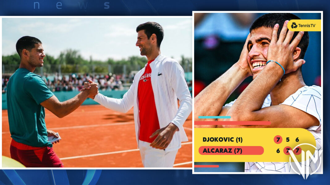 Carlos Alcaraz tumba a Novak Djokovic y jugará final en Madrid