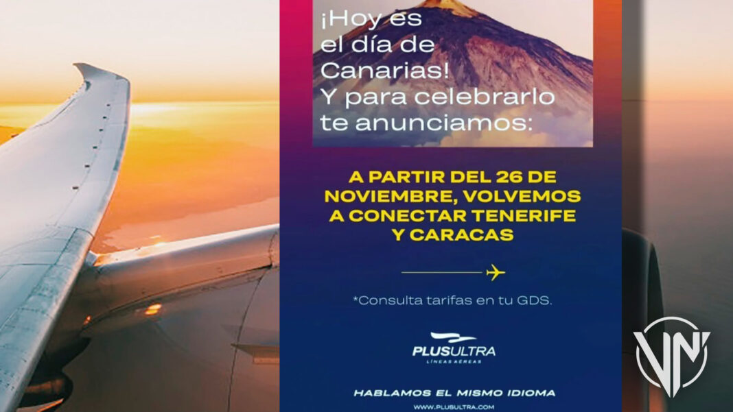 aerolínea Caracas Tenerife