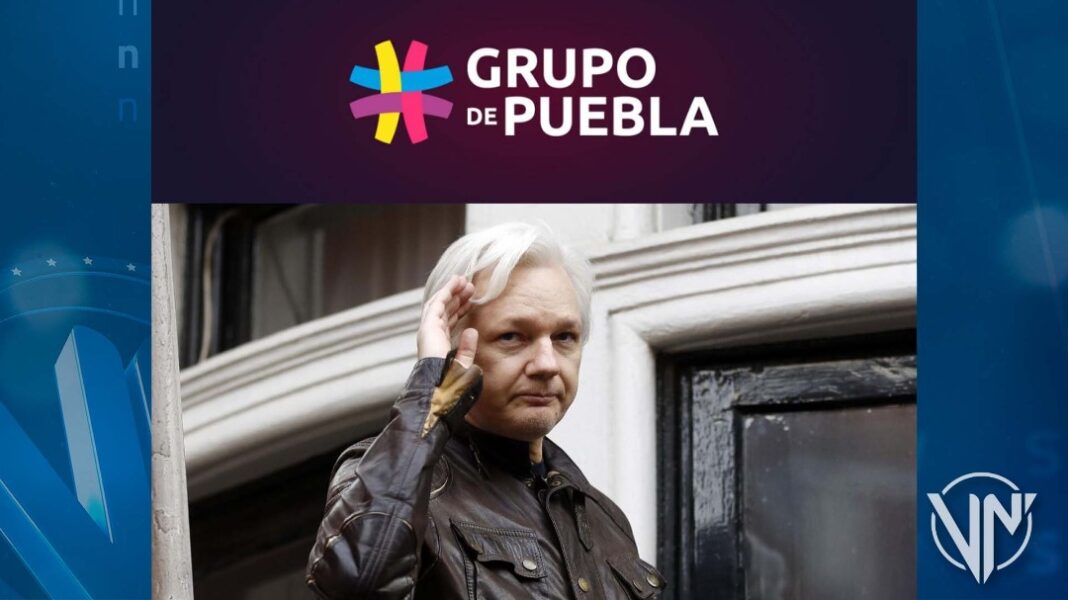 Grupo de Puebla en contra de la vulneración de derechos a Julian Assange