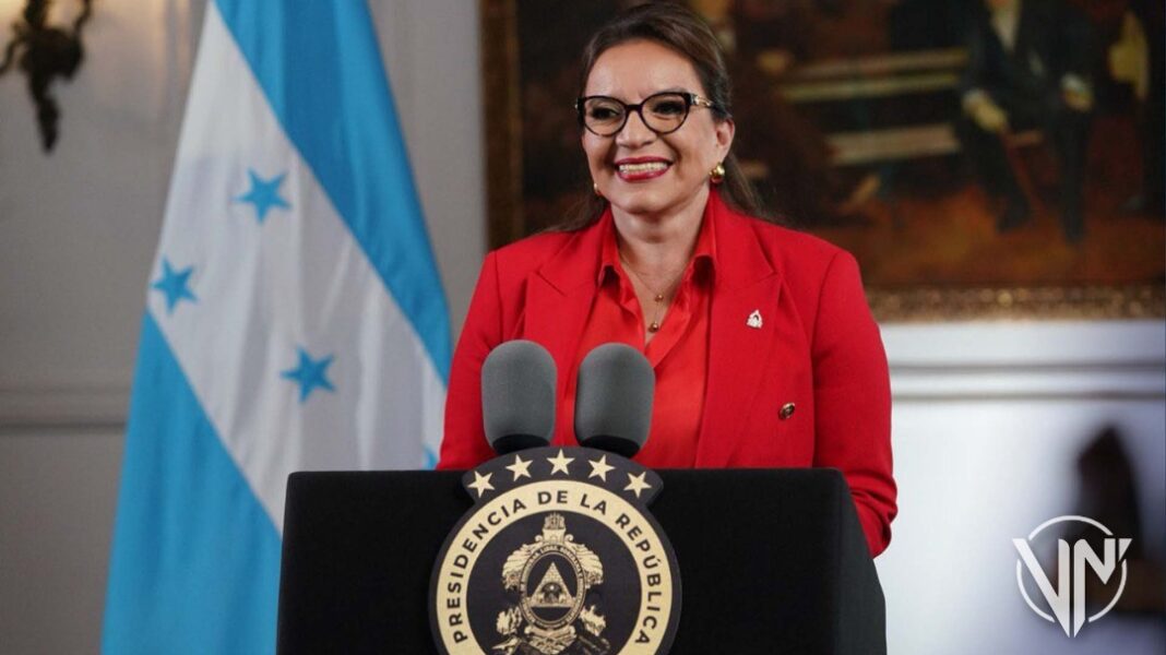 Xiomara Castro recalcó que combatirá corrupción y pobreza en Honduras