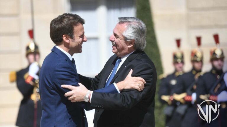 Desde Francia: Presidente argentino resaltó urgencia de recuperar la paz