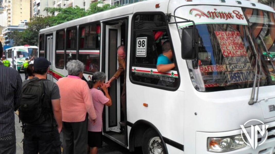 Gremio de transporte propone aumento del pasaje a 3,00 bolívares