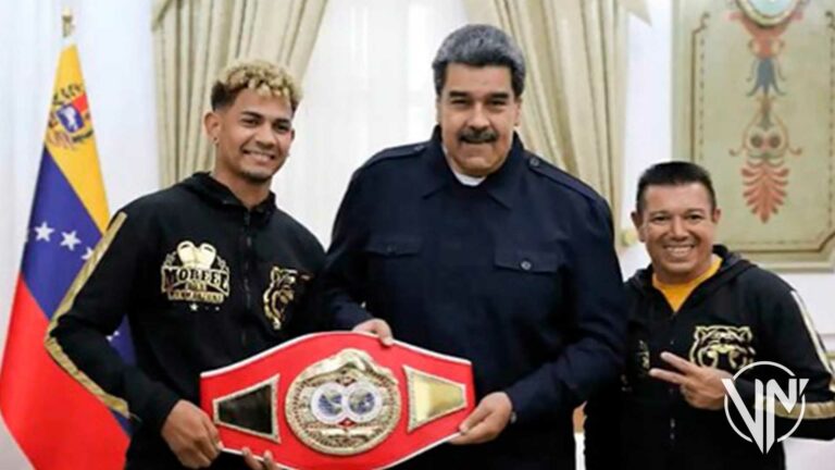 Maduro recibe al primer campeón mundial juvenil del boxeo, Ender Mejías