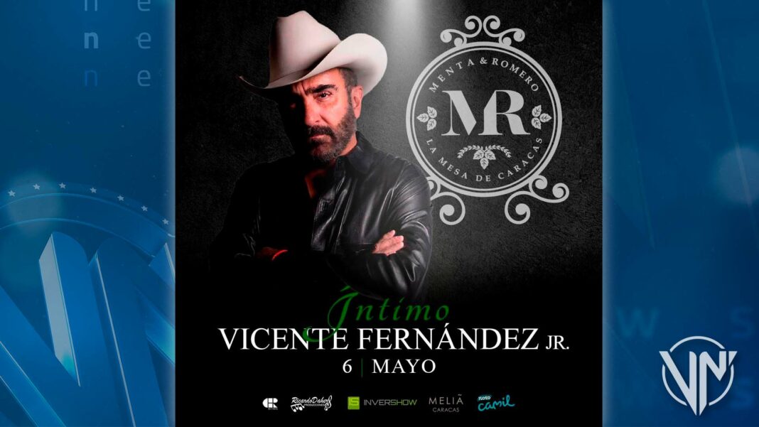 Vicente Fernández Jr. ofrecerá concierto por el Día de las Madres