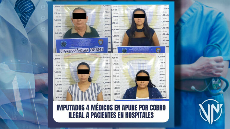 Detienen a cuatro médicos por cobros ilegales a pacientes en Apure