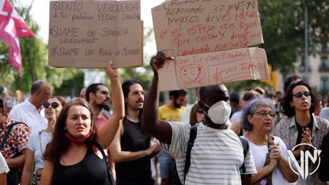 Ciudadanos protestaron en España por asesinatos de migrantes en Melilla