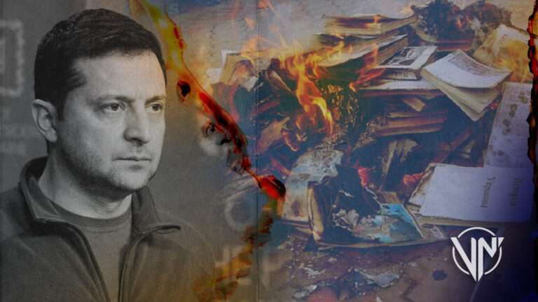 Ucrania: Gobierno ordenó quema de 100 millones de ejemplares de obras literarias rusas