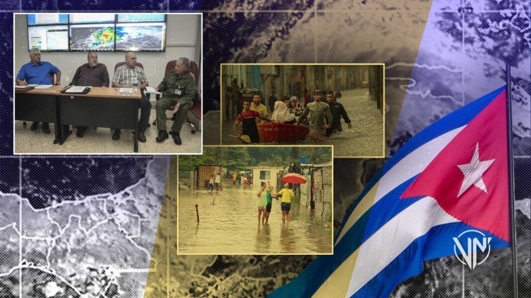 Fuertes lluvias e inundaciones afectan a Cuba