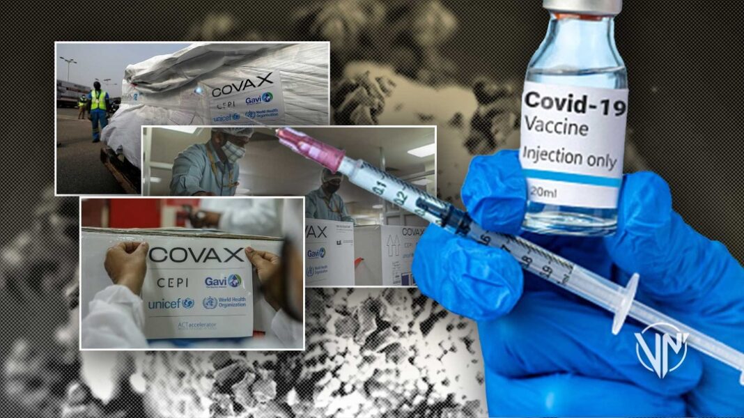 Sistema COVAX ha suministrado 18,5 millones de vacunas anticovid a Venezuela