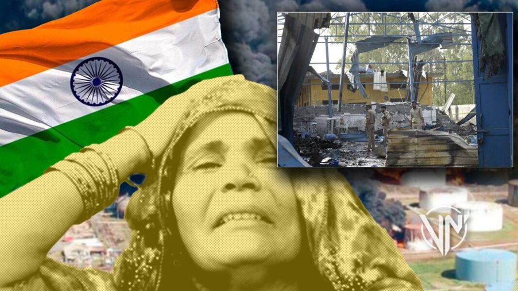 Incendio mortal por explosión en fabrica de químicos en la India