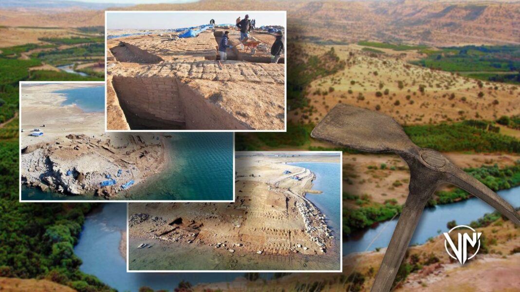 Ciudad oculta de 3400 años de antigüedad emerge del Río Tigris