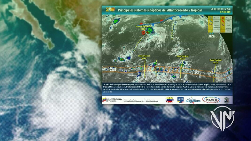 INAMEH prevé nubosidad y lluvias en algunos estados de Venezuela