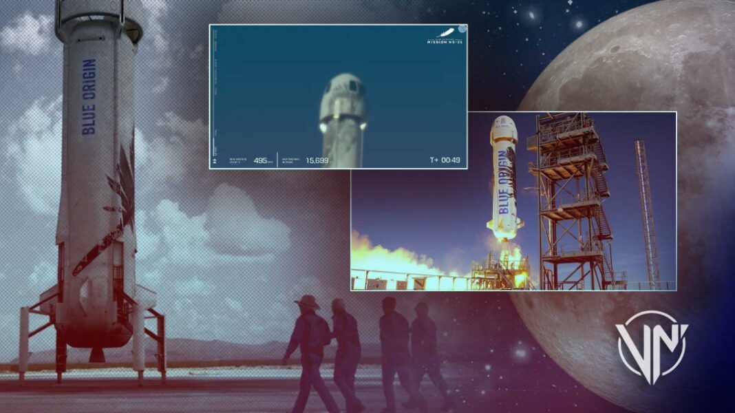 Blue Origin de Jeff Bezos al frente en turismo espacial