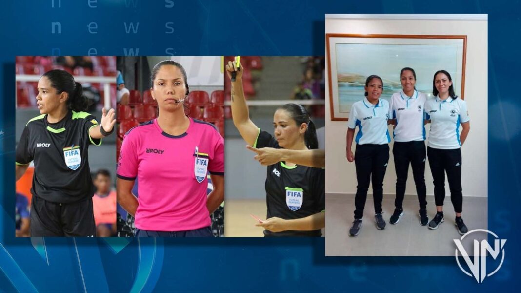 CONMEBOL Libertadores Futsal Femenina Bolivia 2022 cuenta con tres arbitras venezolanas