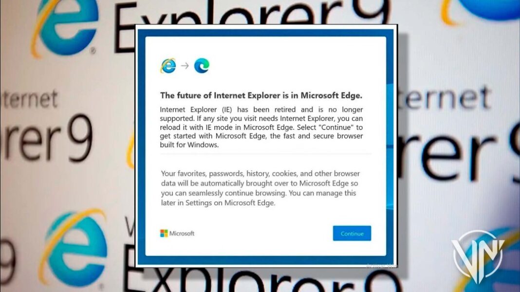 Internet Explorer de Microsoft dice adiós