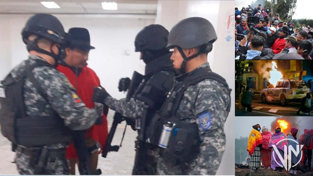 Tras detención ilegal justicia ecuatoriana ordena liberación de Leonidas Iza