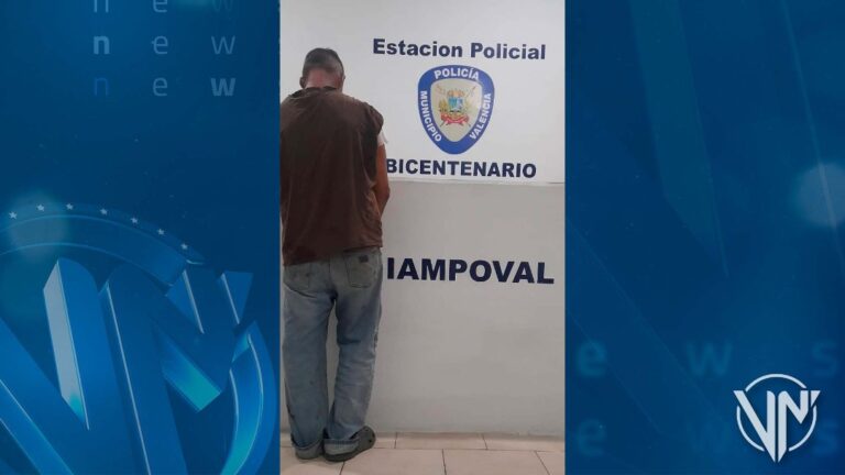 Policía de Valencia aprehendió a un hombre por presunto abuso sexual
