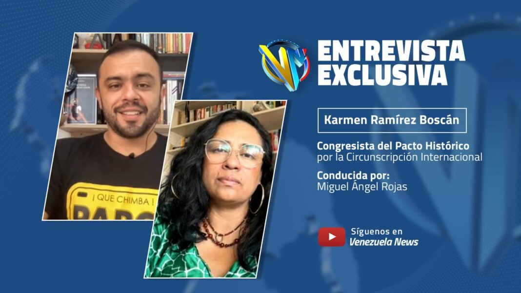 Karmen Ramírez sobre migración colombiana: La gente se va porque no hay garantía de derechos
