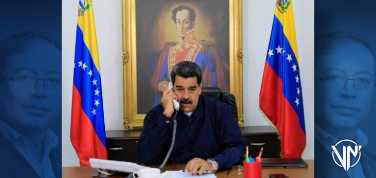 Maduro confirma conversación con Petro sobre restablecer la normalidad en las fronteras