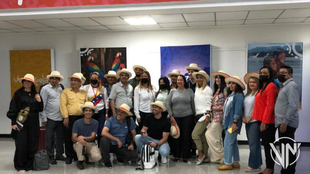 Llegan a Venezuela 23 operadores turísticos e influencers de Irán