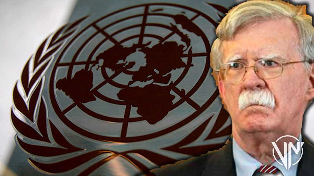 ONU repudió declaraciones de Bolton sobre su participación en golpes de Estado