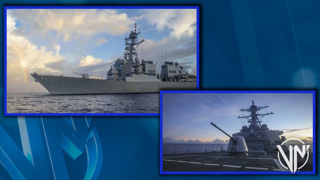 China repudió injerencia de buque estadounidense en aguas territoriales