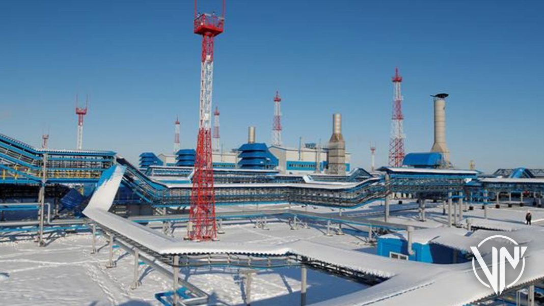 Rusia registró récord en suministro diario de gas natural a China