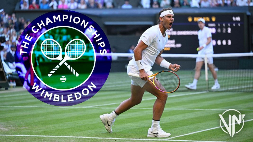 Tenista español Rafa Nadal agranda su leyenda en cuartos de final de Wimbledon