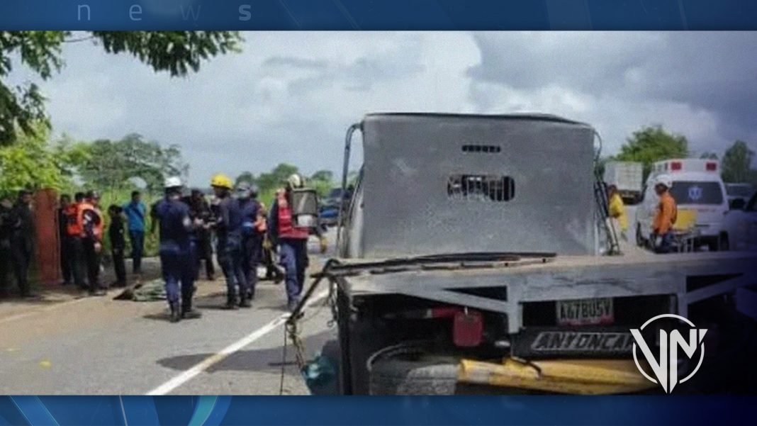Dos militares fallecidos y 7 heridos por accidente vial en Cojedes