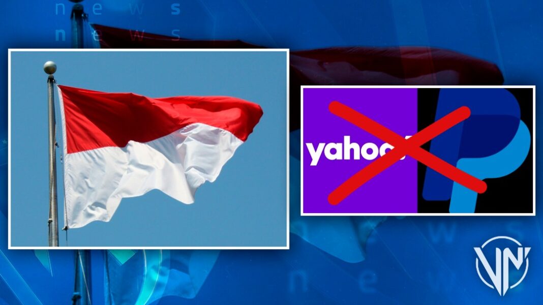 Yahoo, Epic Games, PayPal y otros sitios bloqueados en Indonesia