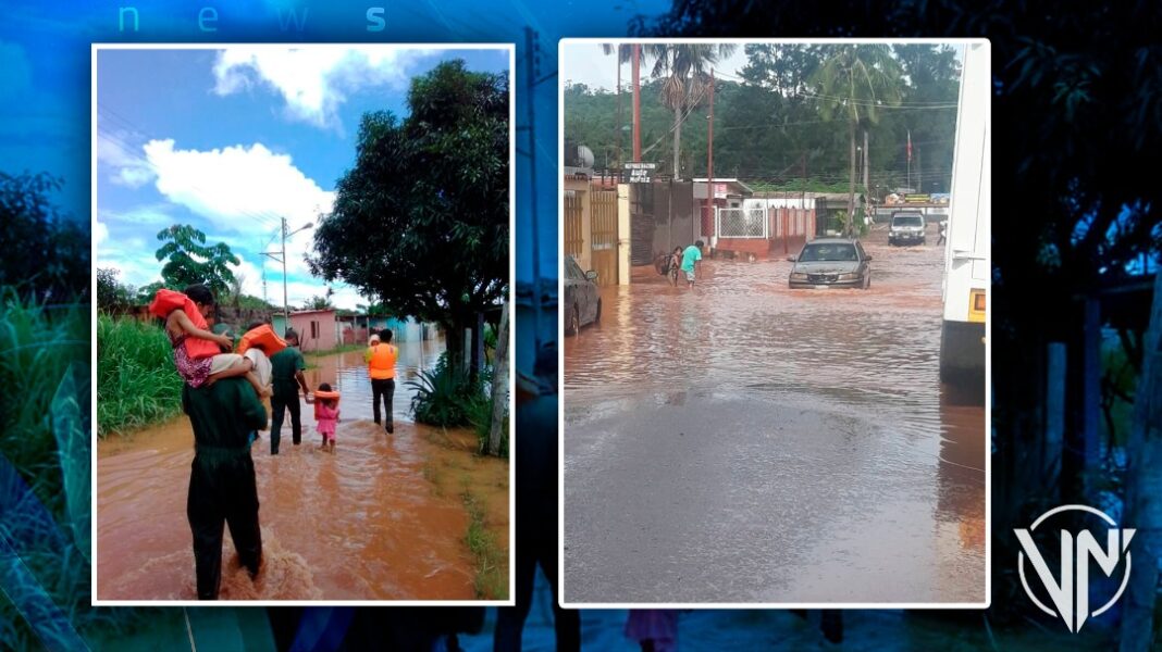 Santa Elena de Uairén afectada en un 80% tras las fuertes lluvias