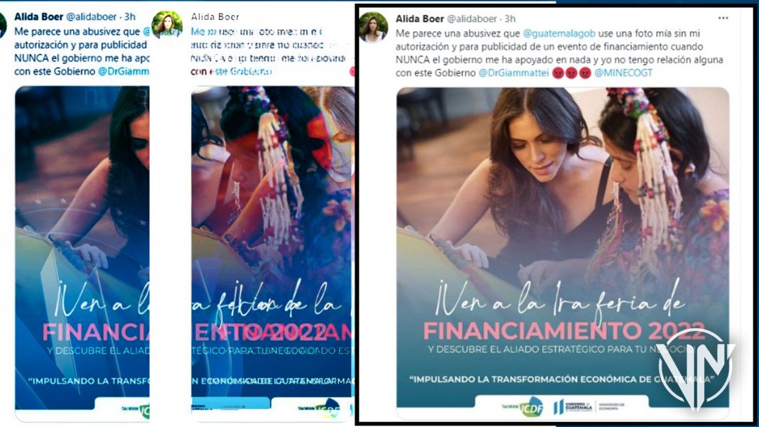 Exmiss Alida Boer denuncia al Banco de Guatemala por usar su imagen sin autorización