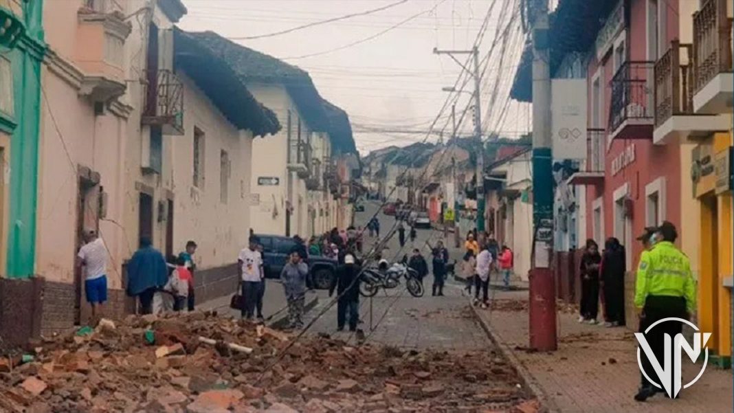 Sismo en Ecuador dejó 8 heridos y 332 viviendas afectadas