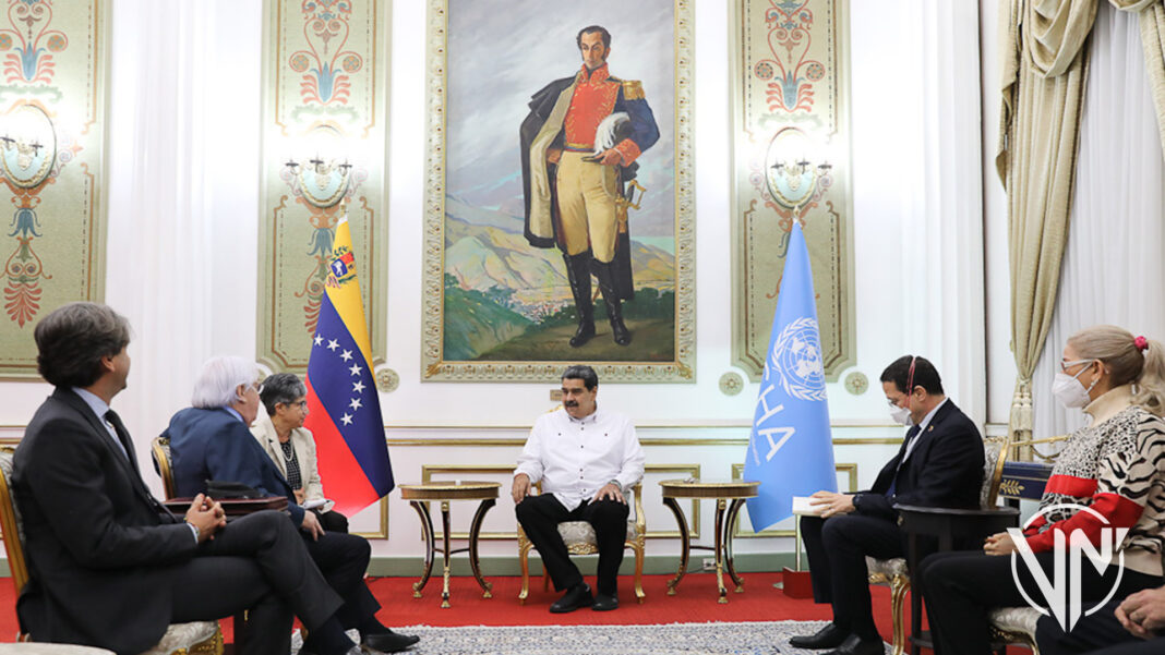 Presidente Maduro recibió al jefe humanitario de la ONU en Miraflores