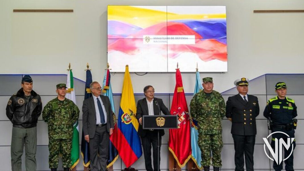 Petro designó a nueva cúpula militar y policial de Colombia