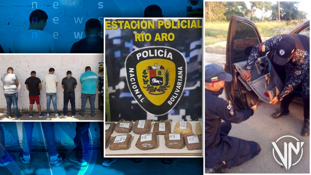 PNB incautó 12 panelas de marihuana en el estado Bolívar