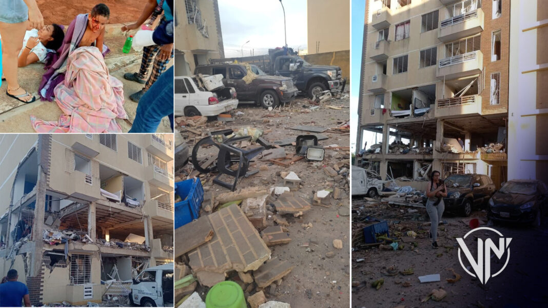 Explosión en residencias de Puerto Ordaz deja ocho heridos (+Video)