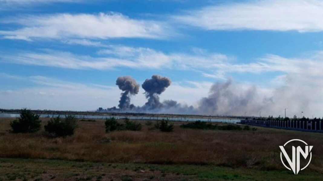 Reportan explosiones en base aérea del Ejército ruso ubicada en Crimea
