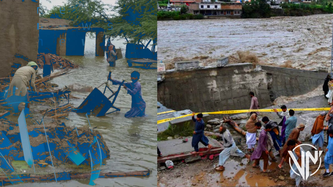 OMS enciende las alarmas ante emergencia sanitaria por inundaciones en Pakistán