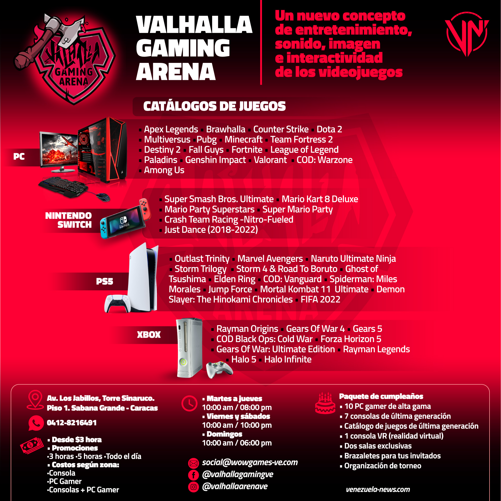 Valhalla Gaming Arena